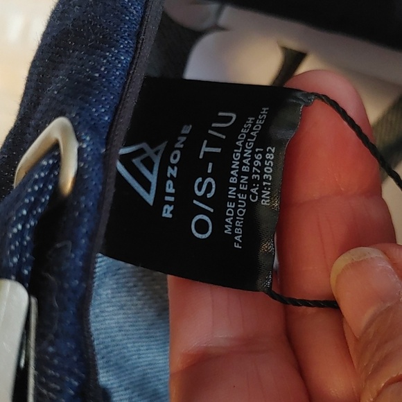 NWT Embroidered Denim Baseball Cap - Picture 10 of 13